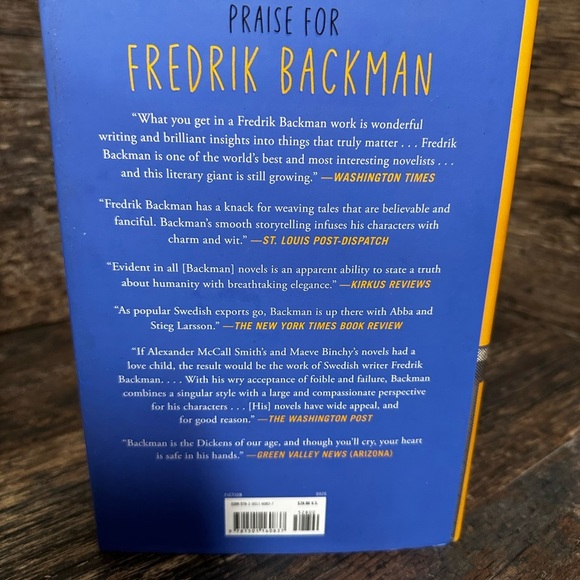 'Anxious People' Novel by Fredrik Backman Book - Picture 2 of 3